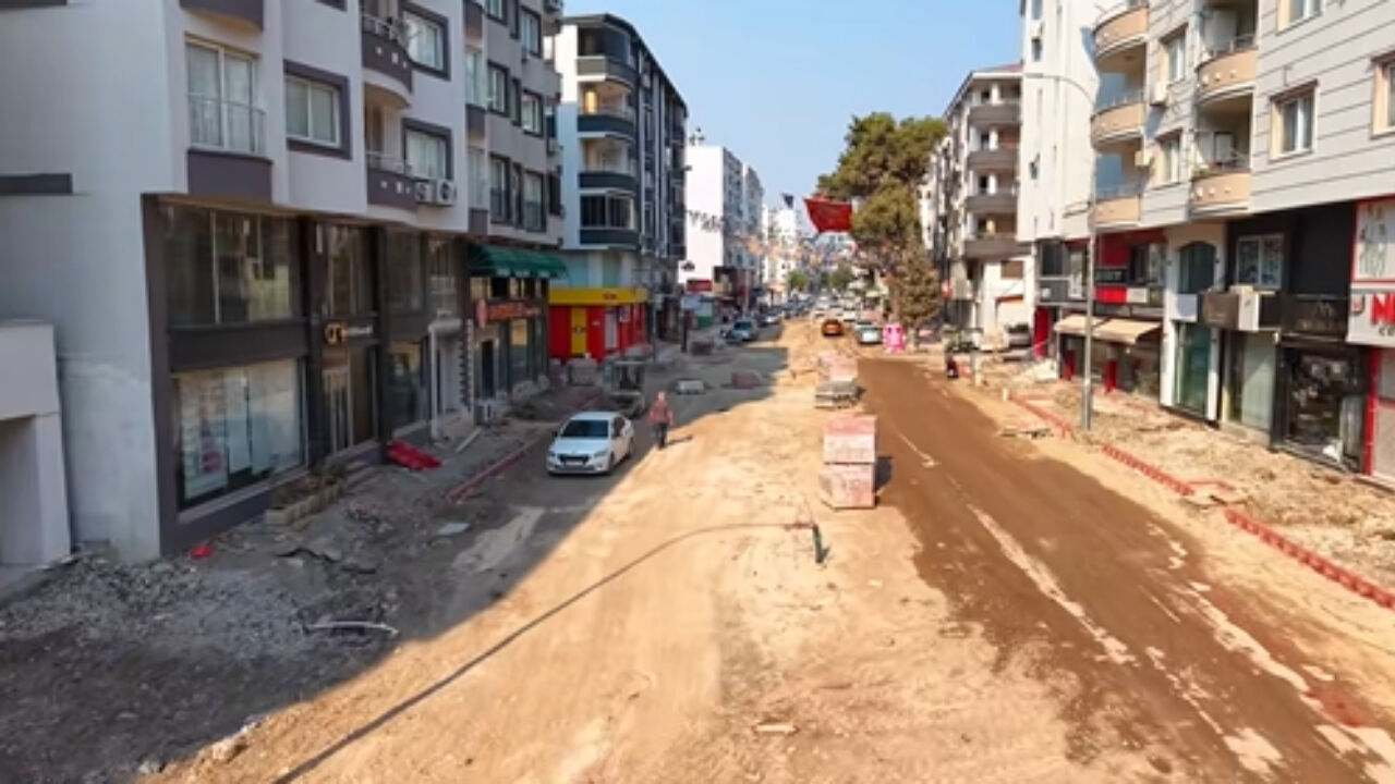 Akyar Caddesi’nde 3. Etap Tamamlandı