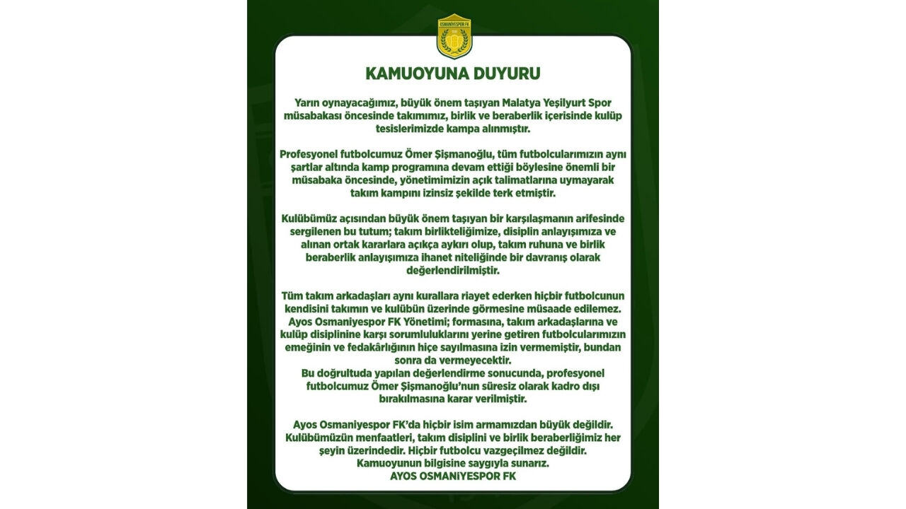 Beşiktaş'tan Osmaniyespor'a Geldi, Ihanet Etti Dediler,Biletini Kestiler! (1)