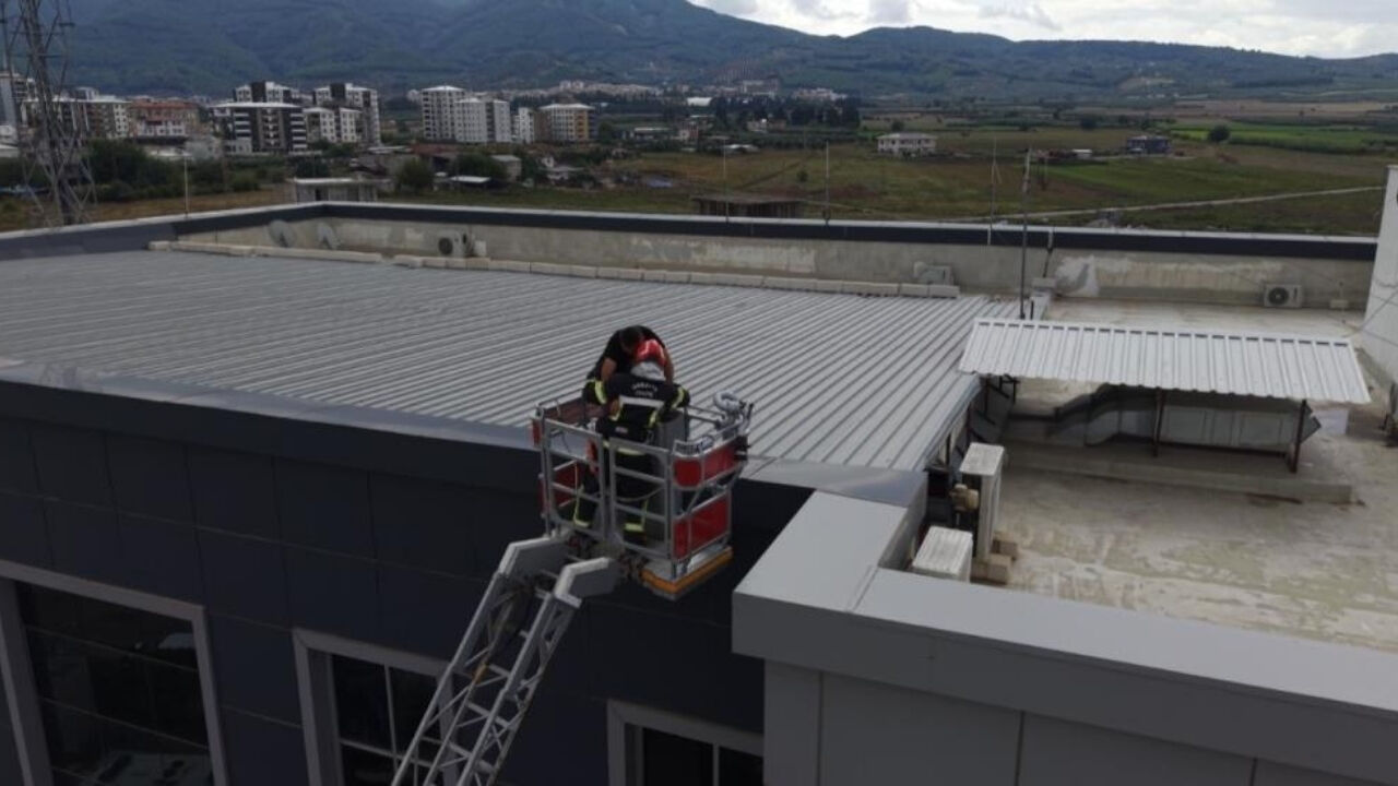 Bodrumda Baygın Bulundular, Çatıdan İtfaiye İndirdi! Osmaniye'de Nefes Kesen Dakikalar (2)