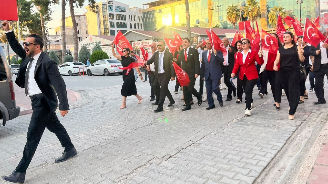 Chp Osmaniye 103. Yıl Dönümüne Özel Yürüyüş Gerçekleştirdi (1)