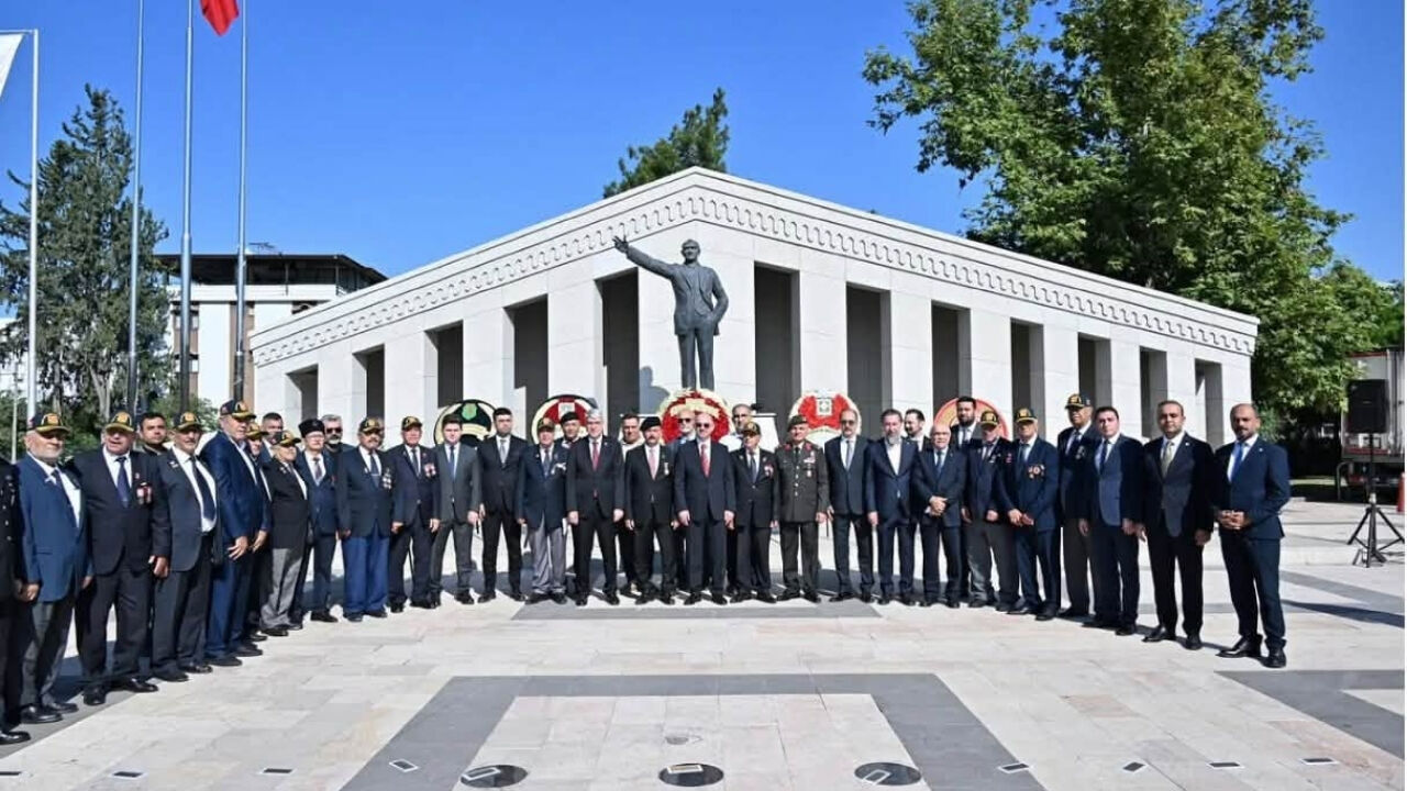 Chp Osmaniye İl Başkanı Tekerek, Gaziler Günü Törenine Katıldı (3)