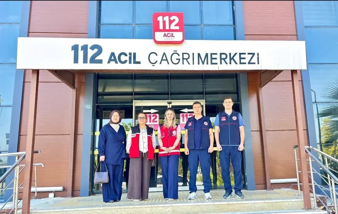 Çocuklardan Osmaniye 112 Acil Çağrı Merkezi’ne Anlamlı Ziyaret