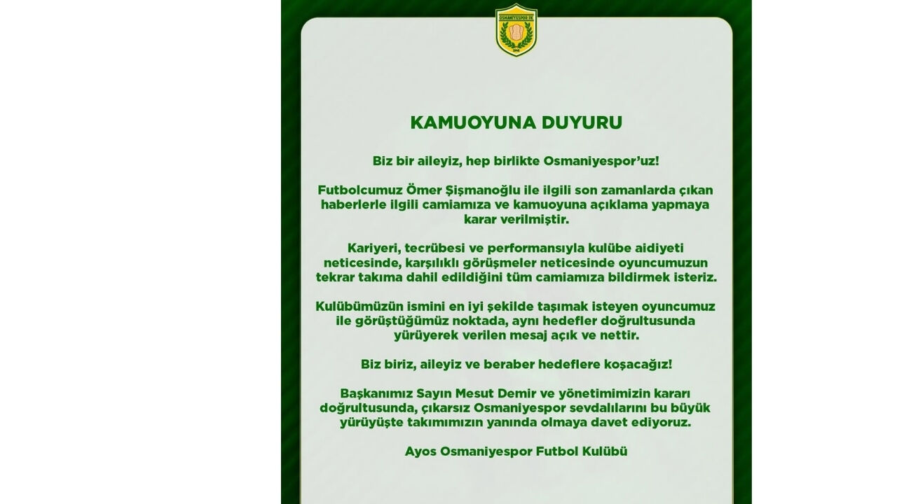İhanet Ile Suçlanan Osmaniyespor Futbolcusu Affedildi (1)