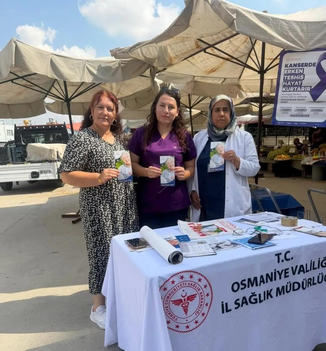 Kadirli’de Prostat Kanseri Farkındalığı İçin Stand Açıldı