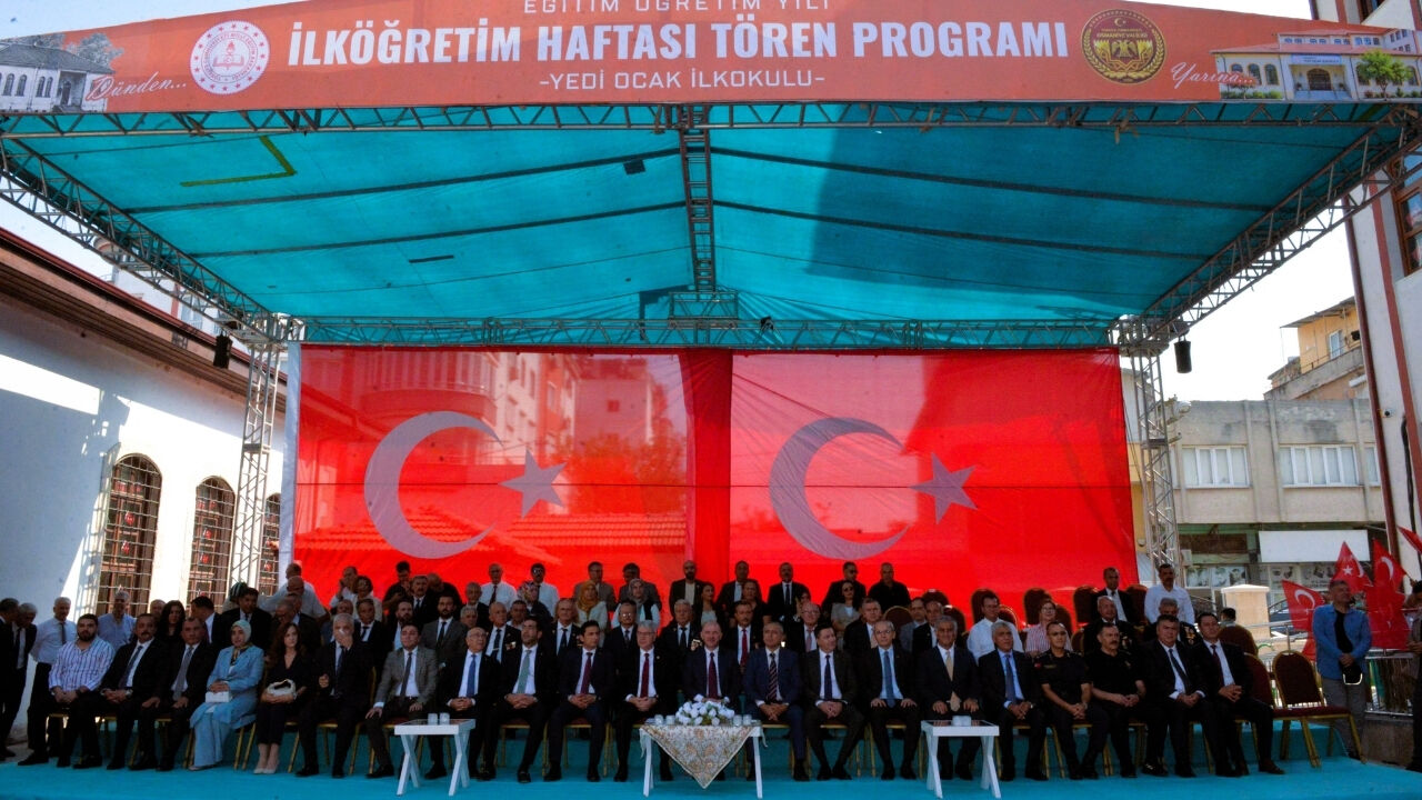 Osmaniye 7 Ocak İlkokulu'nda İlk Ders Zili Çaldı (1)