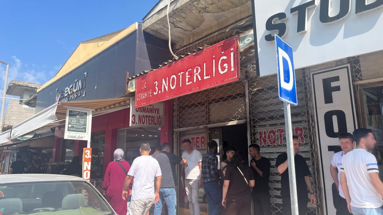 Osmaniye'de hafta sonu nöbetçi noter çilesi!