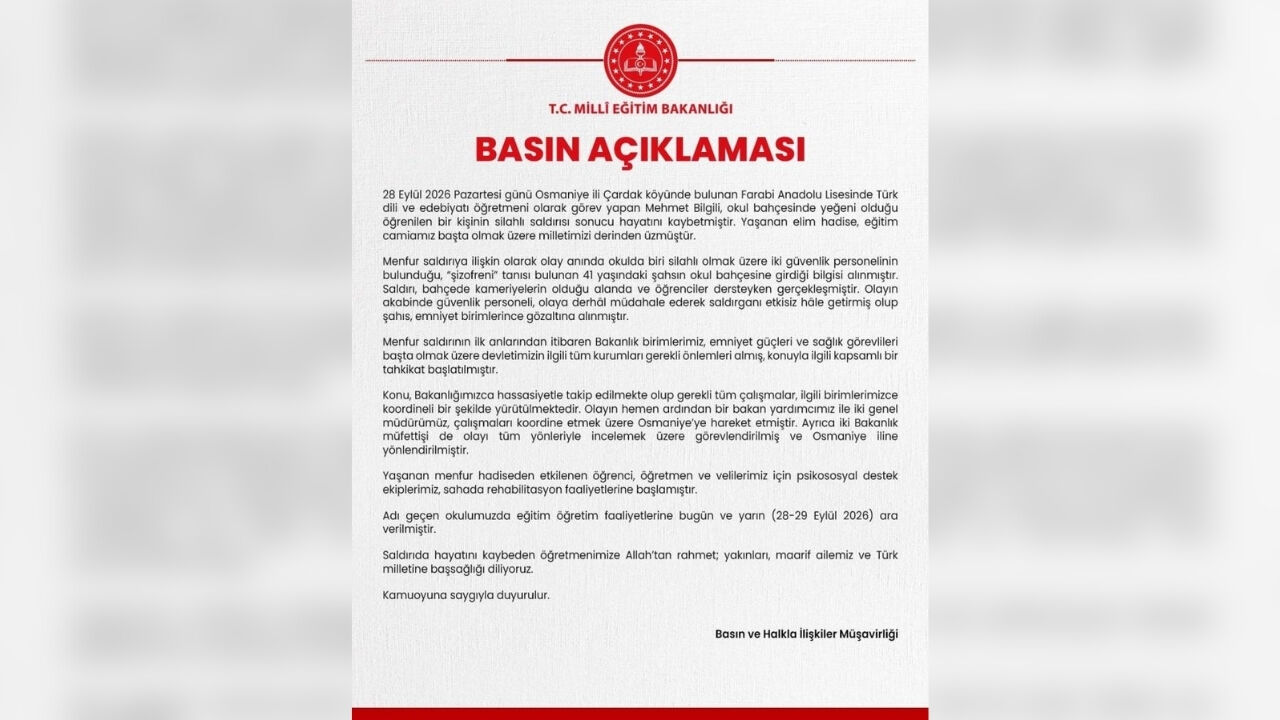 Osmaniyede Okula Ara