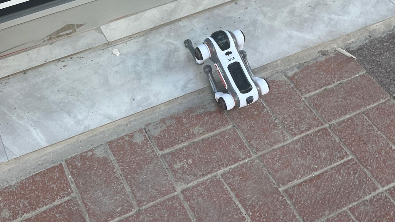 Osmaniye'de Telefoncu Esnafı Çarşıda Robot Köpek Gezdirdi (3)