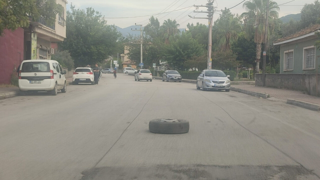 Osmaniye’de Trafiğin Ortasında Tehlike