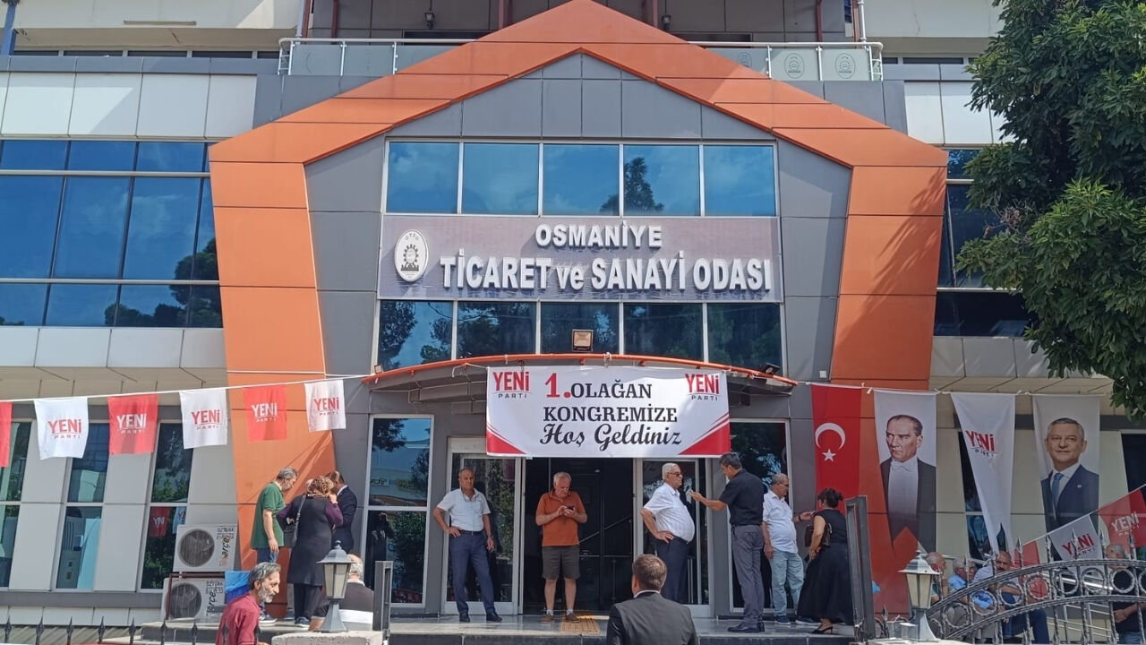 Yeni Parti Osmaniye Merkez İlçe Kongresi Başladı