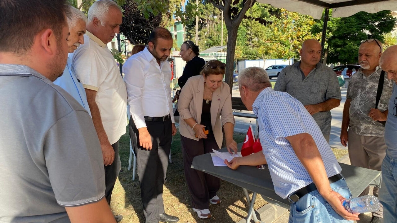 Yeni Parti Osmaniye Teşkilatından Temud’un İmza Kampanyasına Destek