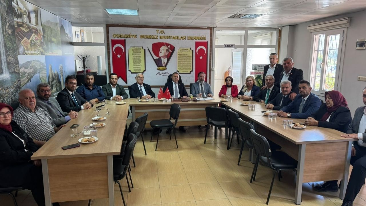Ak Parti Osmaniye, Gönül Köprüsünün Mimarı Muhtarları Unutmadı! (1)