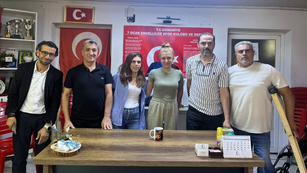 Hasret Gazetesi’nden 7 Ocak Engelliler Spor Kulübü’ne Ziyaret