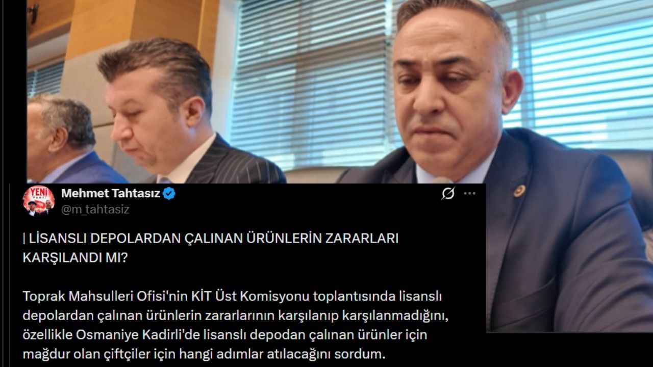 Kadirli’de Çalınan Ürünün Hesabını Çorum Milletvekili Sordu!