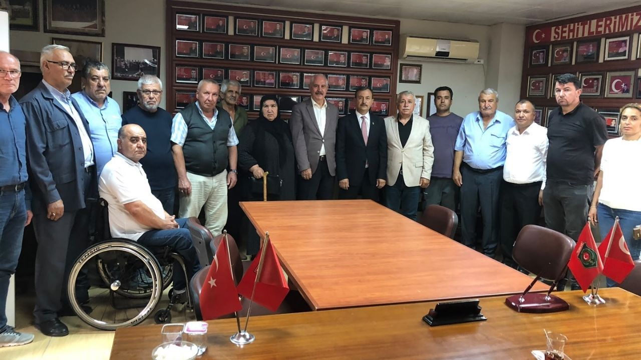 Mhp Osmaniye İl Başkanlığından Şehit Aileleri Ve Gaziler Derneğine Ziyaret (1)