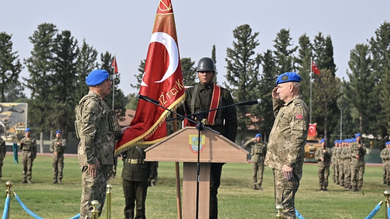 Osmaniye 12. Komando Tugay Komutanlığı Sancağını Teslim Aldı (1)