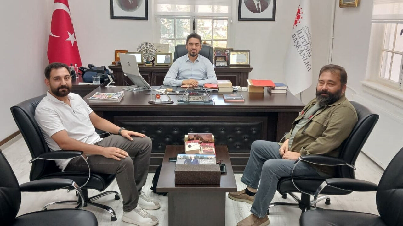 Osmaniye Hasret Gazetesi’nden İletişim Başkanlığı Bölge Müdürü Yalınız’a Ziyaret (1)