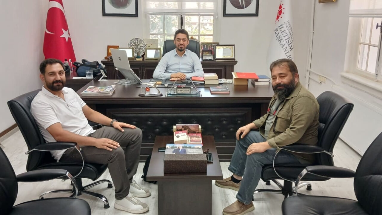 Osmaniye Hasret Gazetesi’nden İletişim Başkanlığı Bölge Müdürü Yalınız’a Ziyaret (2)