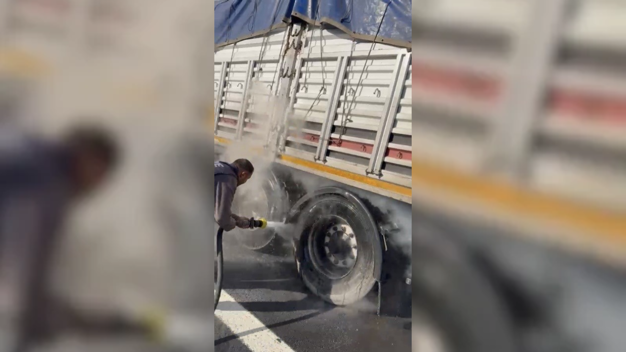 Osmaniye Şoförün Hızlı Hamlesi Faciayı Önledi