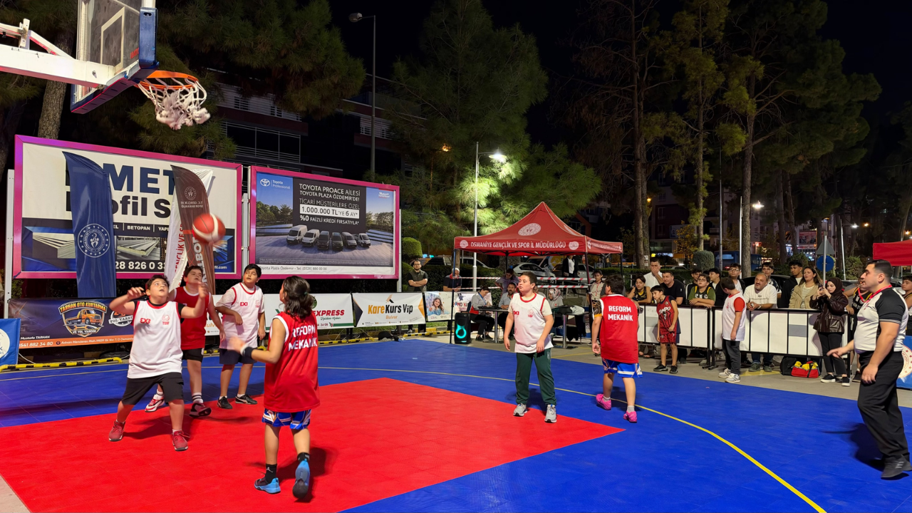Osmaniye’de Dev 3X3 Basketbol Şöleni Başladı (1)