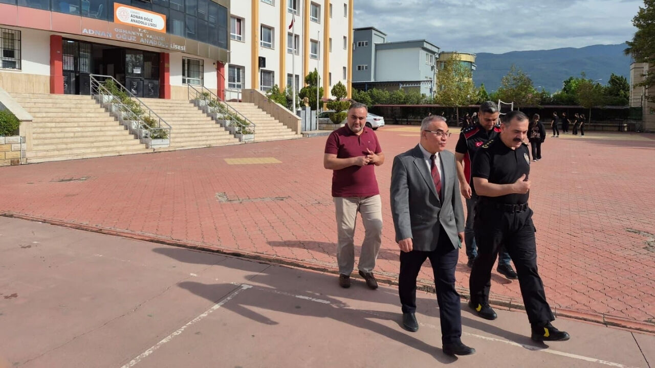 Osmaniye'de Okullarda Güvenlik Alarmları Devrede