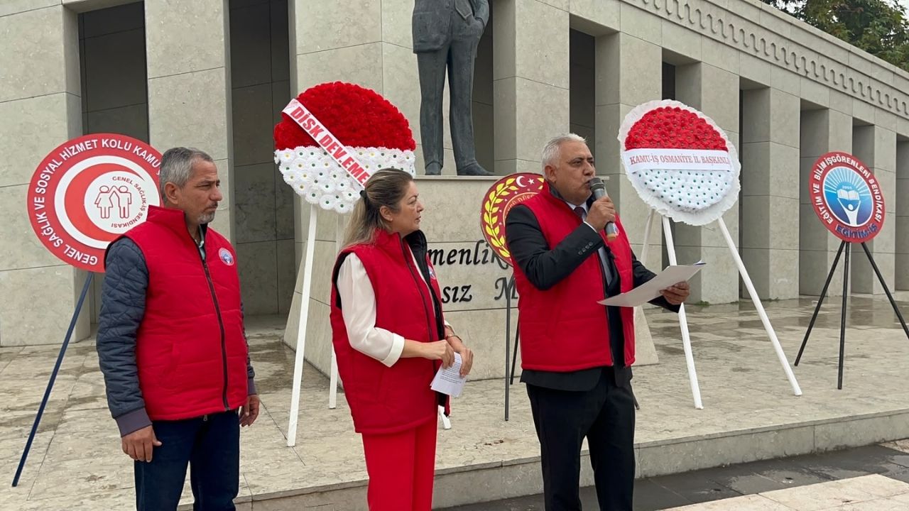 Osmaniye'de Sendikalar Ve Stk'lar Cumhuriyet Bayramı İçin Buluştu (3)