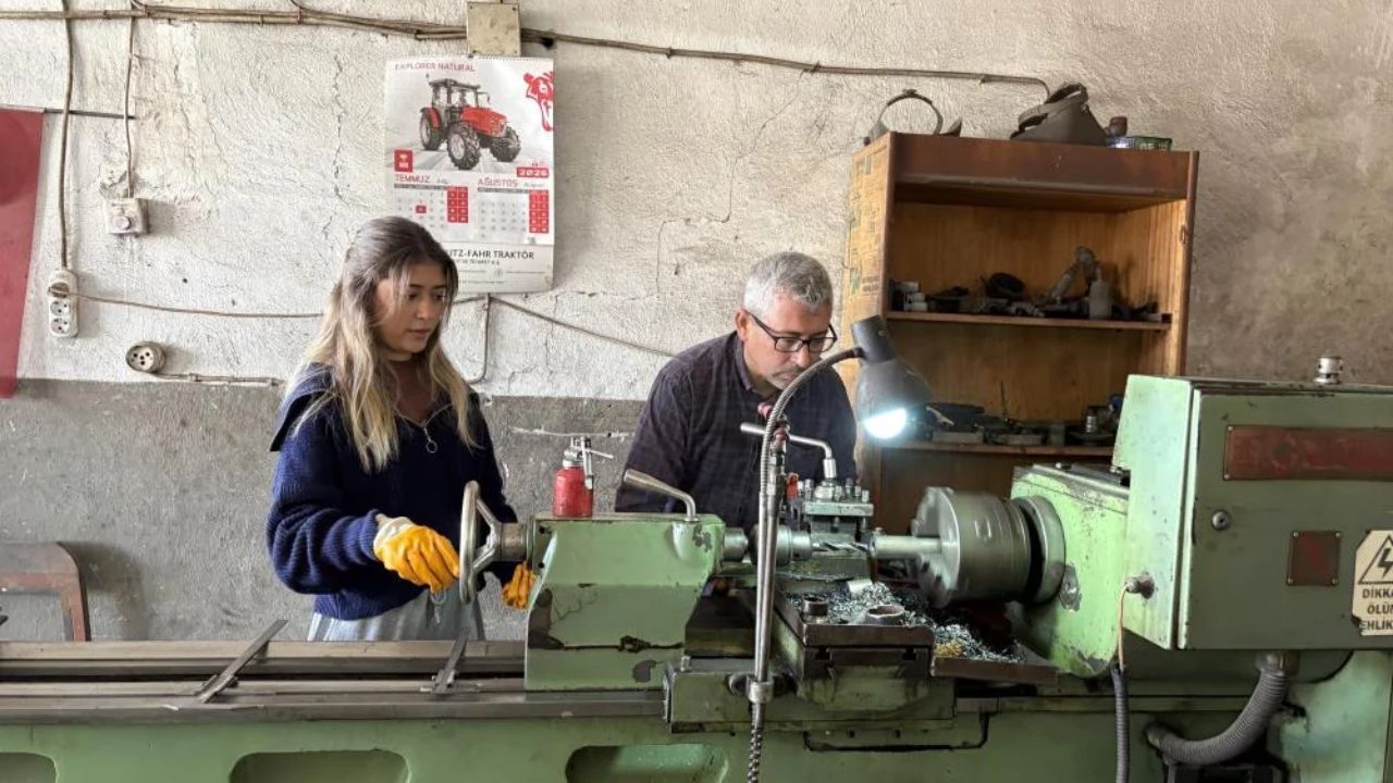 Osmaniyeli Genç Kız ''Atanamazsam Tornacıyım'' Dedi, Sanayide Işe Başladı (2)