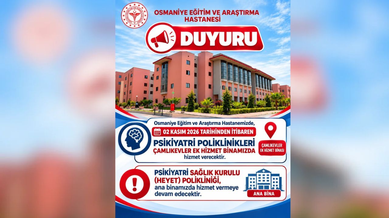 Psikiyatri Poliklinikleri Çamlıkevler Ek Hizmet Binası’na Taşınıyor (1)