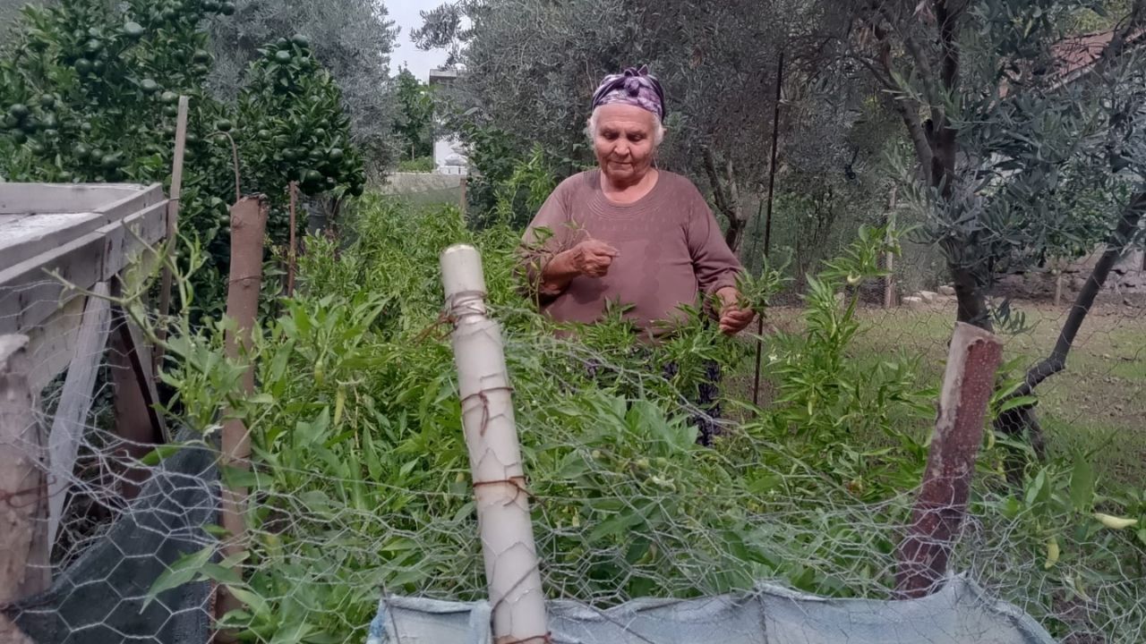 Toprakkale’de 67 Yaşındaki Döndü Teyze Doğal Yaşamıyla Örnek Oluyor