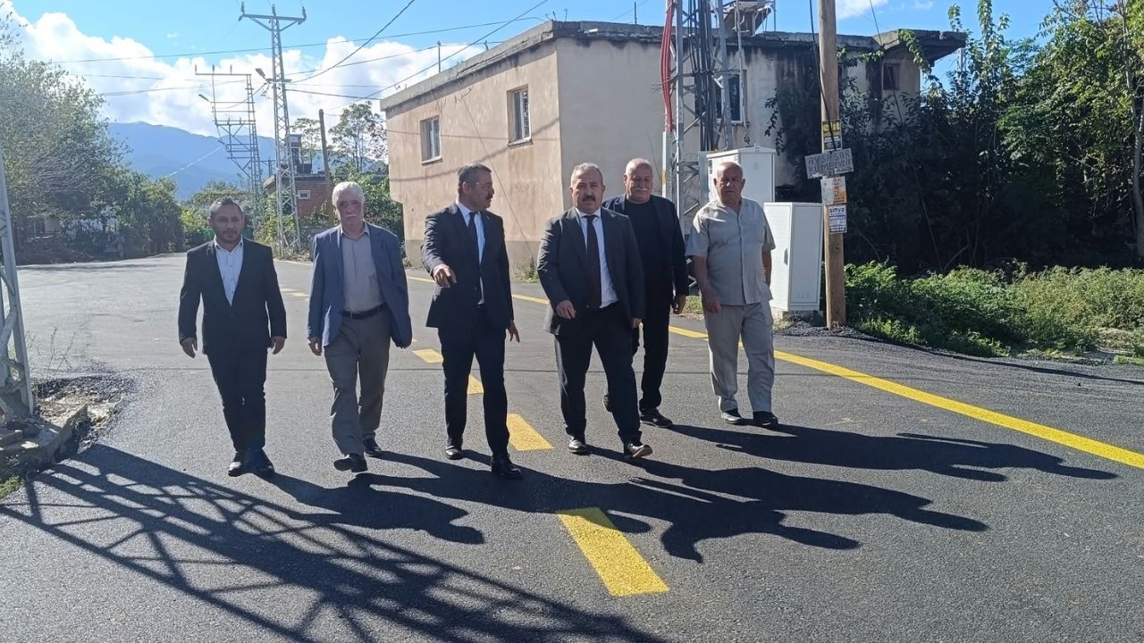 Yarbaşı Karaçarlı Mahallesi'ne 1,2 Kilometrelik Yol Sevinci (4)