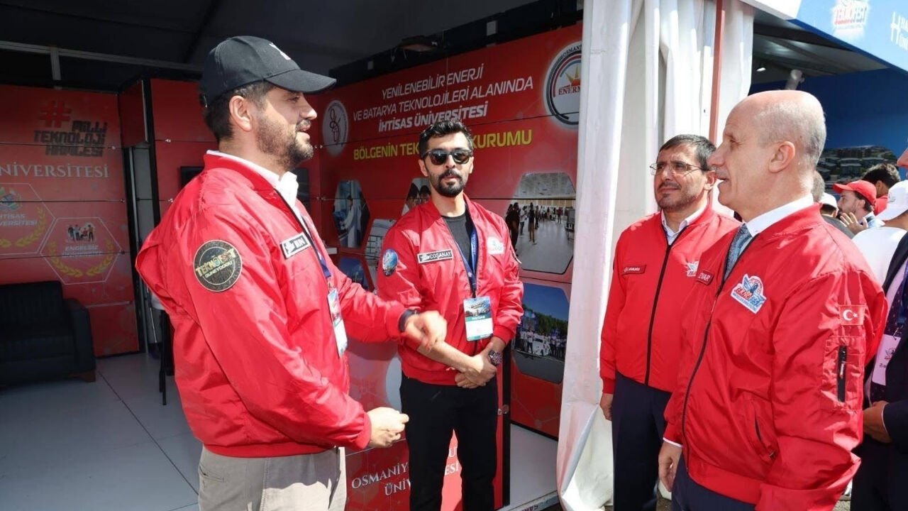 Yök Başkanı Özvar’dan Teknofest’te Osmaniye Standına Ziyaret (1)