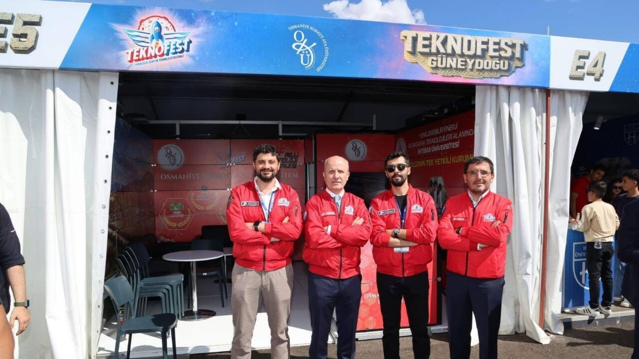 Yök Başkanı Özvar’dan Teknofest’te Osmaniye Standına Ziyaret (2)